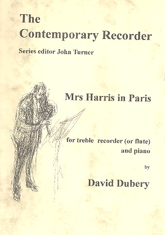 Vorderes Coverbild Mrs Harris in Paris for treble recorder