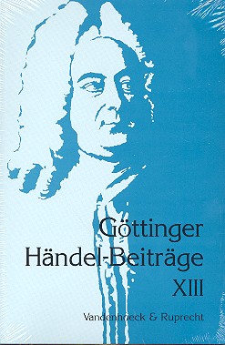 Vorderes Coverbild Göttinger Händel-Beiträge Band 13