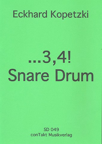 Vorderes Coverbild 3, 4 ...Snare Drum