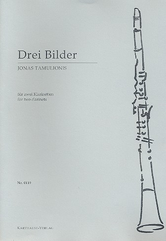 Vorderes Coverbild 3 Bilder für 2 Klarinetten