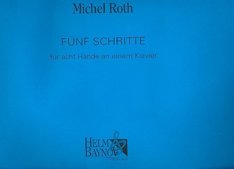 Vorderes Coverbild 5 Schritte für Klavier zu 8 Händen