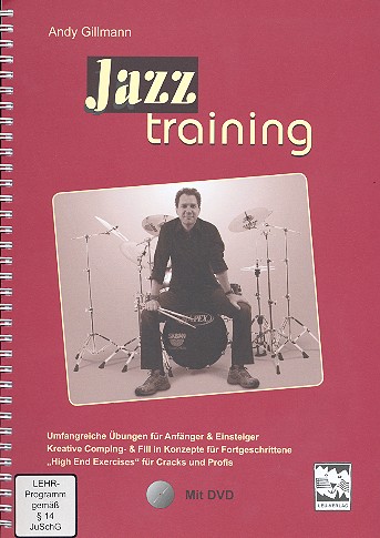 Vorderes Coverbild Jazz Training (+DVD): für Schlagzeug