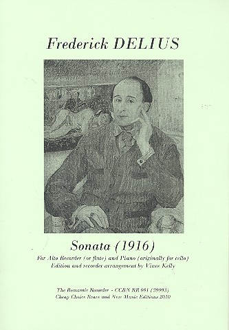 Vorderes Coverbild Sonata for alto recorder (flute) and piano