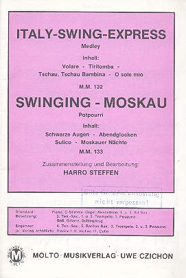 Vorderes Coverbild Italy-Swing-Express  und  Swinging-Moskau: