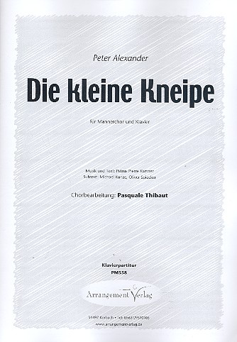 Vorderes Coverbild Die kleine Kneipe für Männerchor
