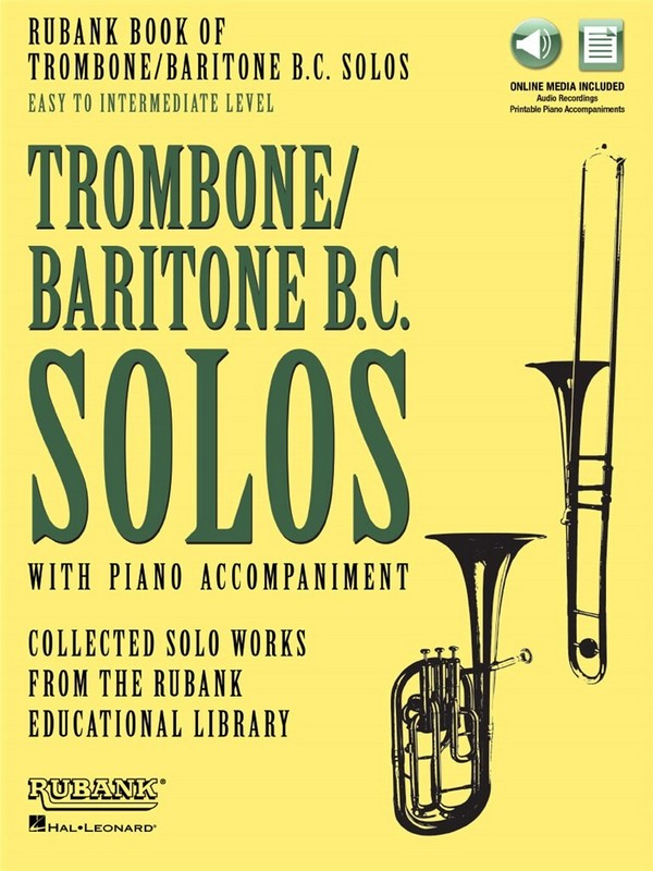 Vorderes Coverbild HL00160732  Rubank Book of Trombone/Baritone B.C. Solos