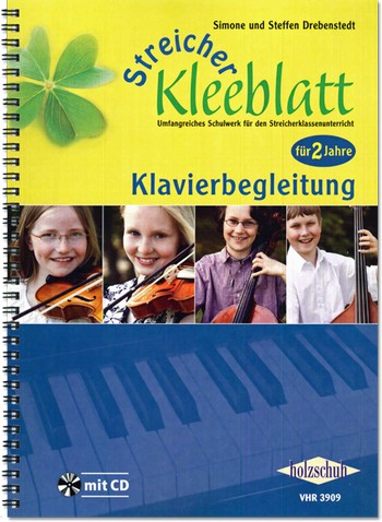 Vorderes Coverbild Streicher-Kleeblatt (+CD) Klavierbegleitung