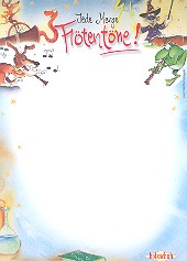 Vorderes Coverbild Notizblock Flötentöne Din A6