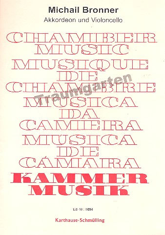 Vorderes Coverbild Traumgarten für Violoncello und