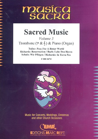 Vorderes Coverbild Sacred Music vol.3 for trombone and piano