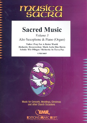 Vorderes Coverbild Sacred Music vol.3 for alto saxophone
