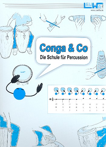 Vorderes Coverbild Conga & Co - Die Schule für Percussion