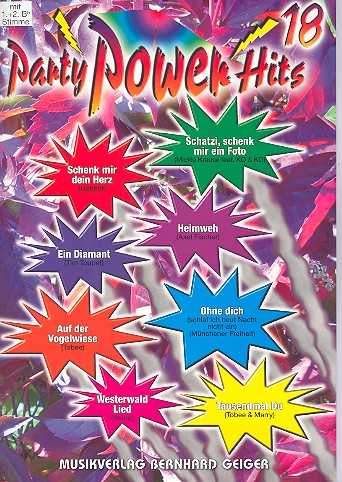 Vorderes Coverbild Party Power Hits Band 18