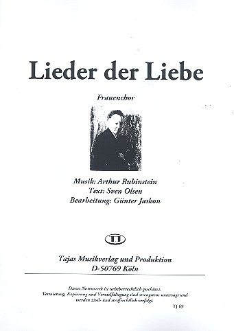 Vorderes Coverbild Lieder der Liebe für Frauenchor a cappella