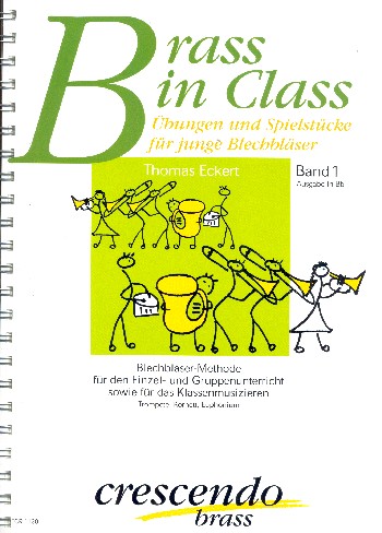 Vorderes Coverbild Brass in Class Band 1 für Blechbläser