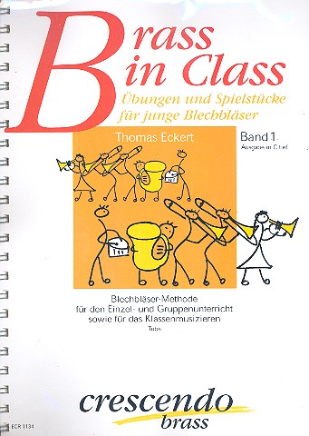 Vorderes Coverbild Brass in Class Band 1 für Blechbläser