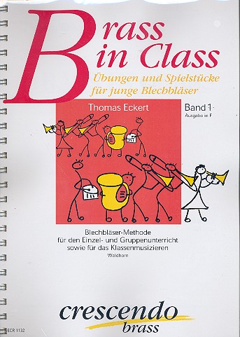 Vorderes Coverbild Brass in Class Band 1 für Blechbläser