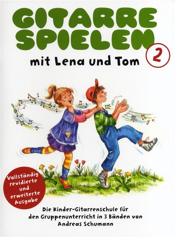 Vorderes Coverbild Gitarre spielen mit Lena und Tom Band 2