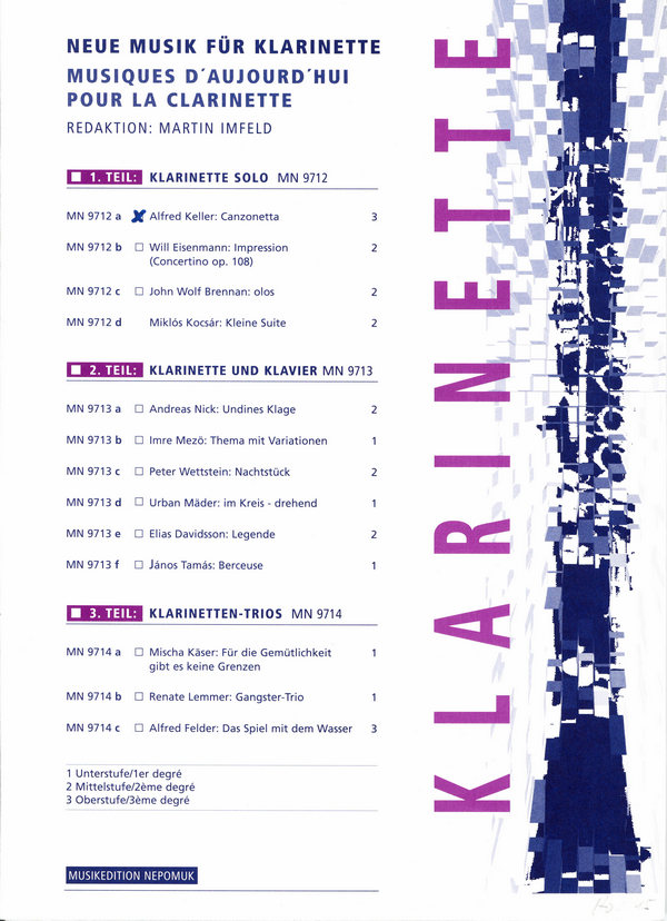 Vorderes Coverbild Canzonetta