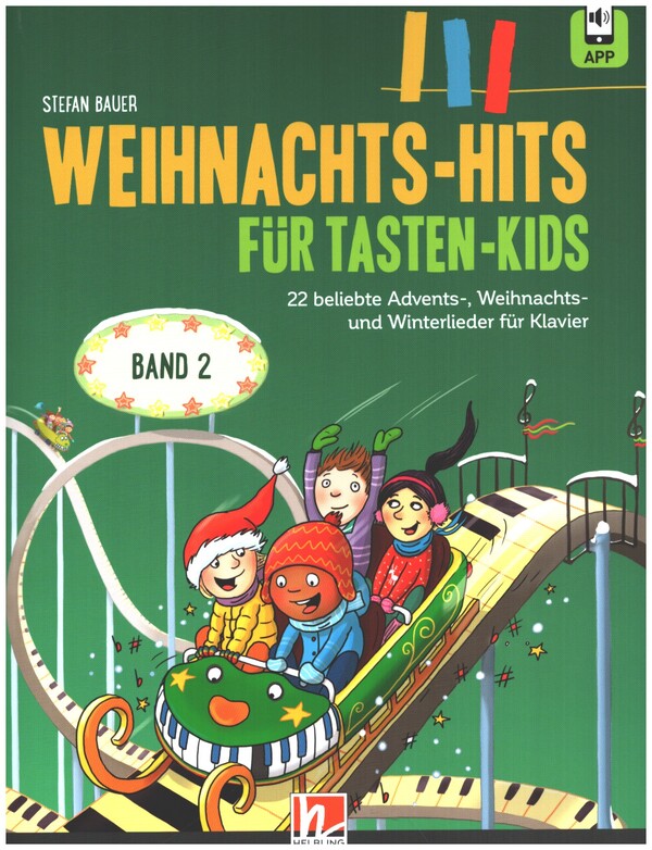 Vorderes Coverbild Weihnachts-Hits für Tasten-Kids Band 2 (+APP)