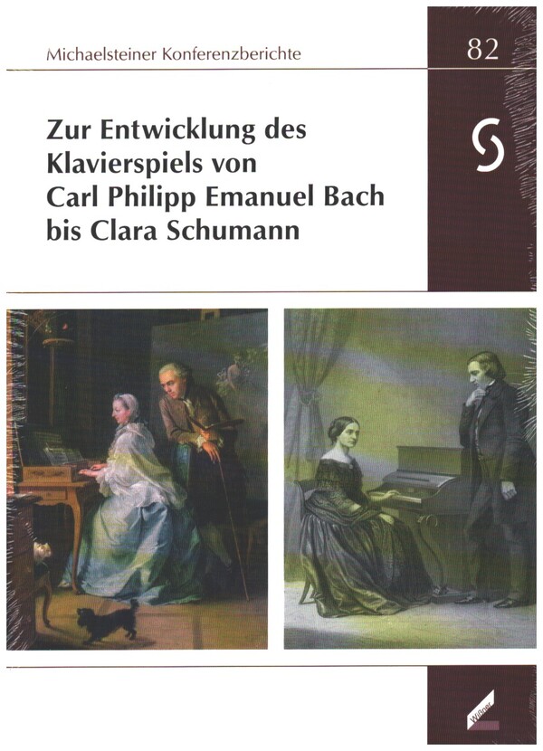 Vorderes Coverbild Zur Entwicklung des Klavierspiels von C. P. E. Bachbis Clara Schumann