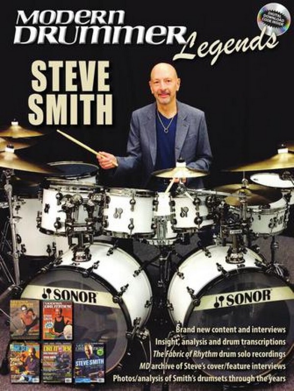 Vorderes Coverbild Modern Drummer Legends: Steve Smith (+Onine Audio)