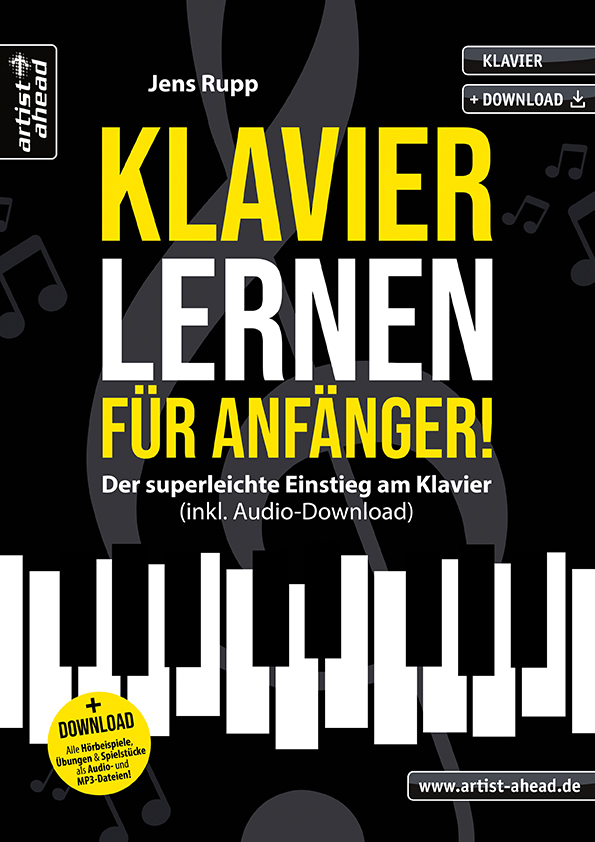 Vorderes Coverbild Klavier lernen für Anfänger! (+Online Audio)