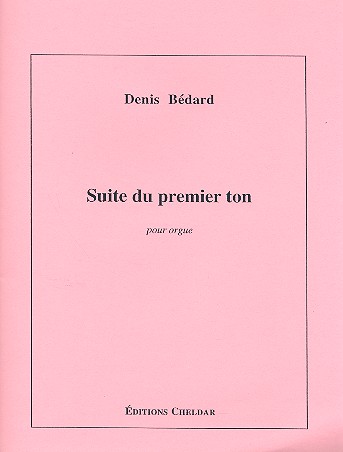Vorderes Coverbild Suite du premier ton