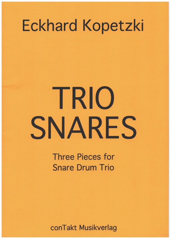 Vorderes Coverbild Trio Snares
