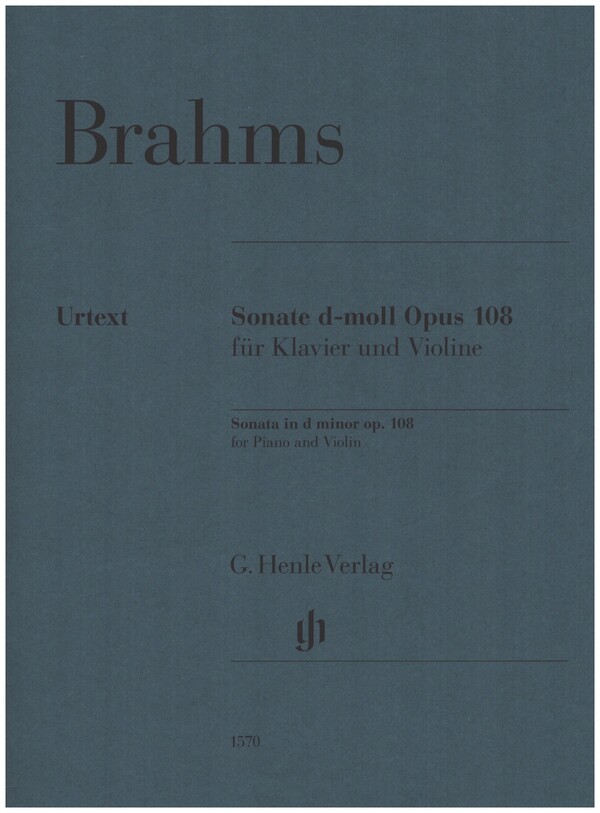 Vorderes Coverbild Sonate d-moll op.108