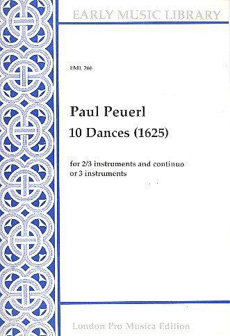 Vorderes Coverbild 10 Dances for 2/3 instruments and