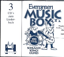 Vorderes Coverbild Evergreen Musicbox 3 CD's zum