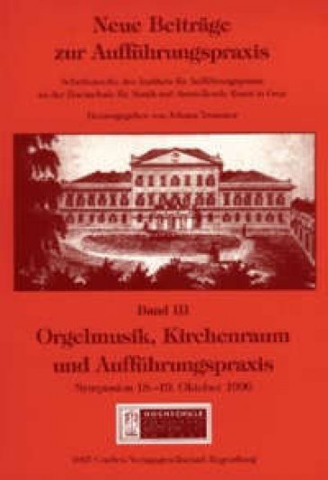 Vorderes Coverbild Orgelmusik Kirchenraum und