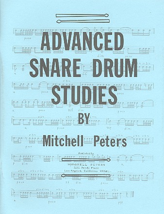 Vorderes Coverbild Advanced Snare Drum Studies