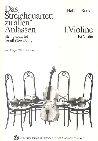Das Streichquartett zu allen Anlässen Band 1