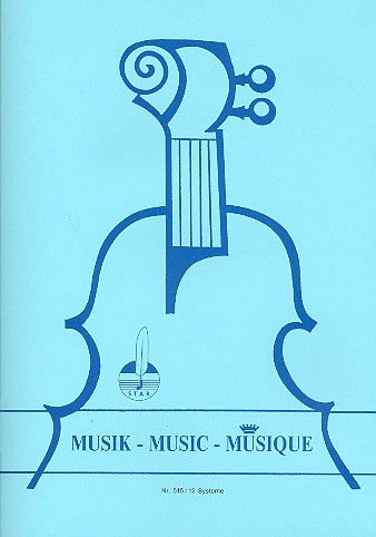 Vorderes Coverbild Notenheft DIN A4 hoch 12 Systeme