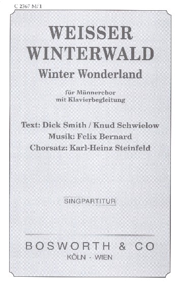 Weißer Winterwald