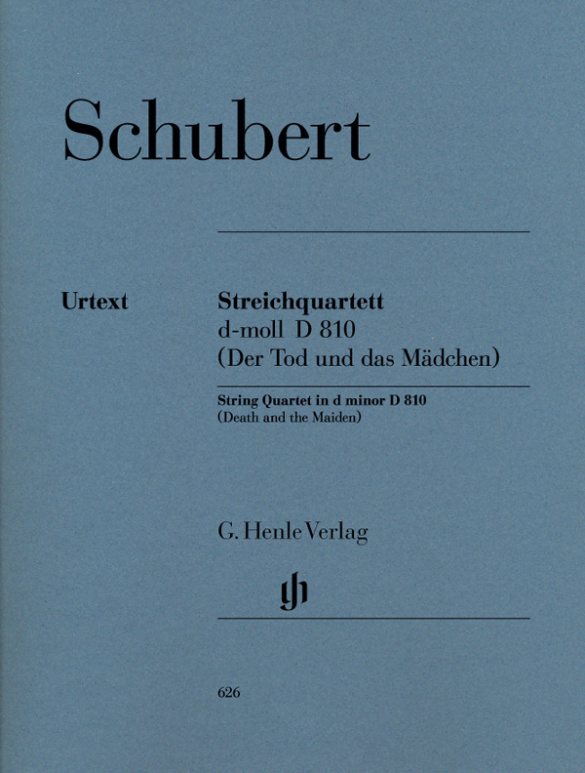 Vorderes Coverbild Streichquartett d-Moll D810