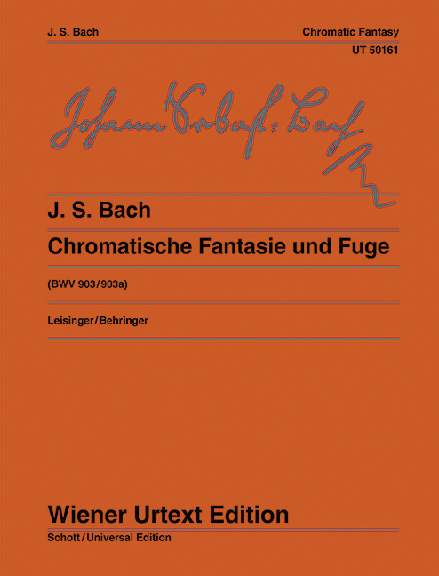 Vorderes Coverbild Chromatische Fantasie und Fuge BWV903