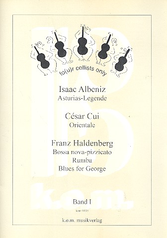 Vorderes Coverbild Four Cellists only Band 1