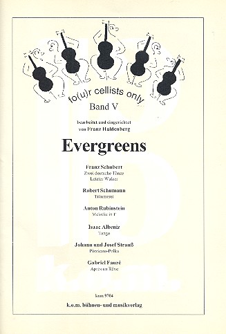 Vorderes Coverbild Four Cellists only Band 5 (Evergreens)
