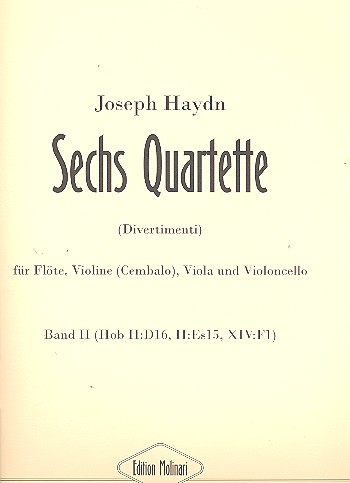 Vorderes Coverbild 6 Quartette Band 2 (Nr.4-6)