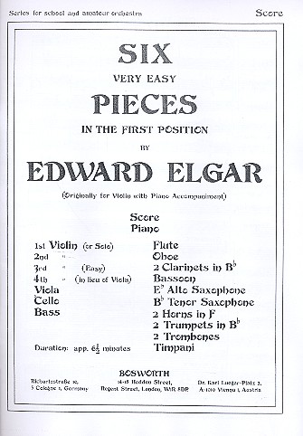 6 very easy pieces op.22