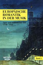 Vorderes Coverbild EUROPAEISCHE ROMANTIK IN DER MUSIK