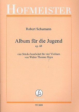 Vorderes Coverbild 4 Stücke aus dem Album für die Jugend op.68 