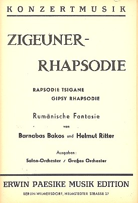Vorderes Coverbild Zigeuner-Rhapsodie :