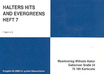 Vorderes Coverbild Halters Hits and Evergreens Band 7: