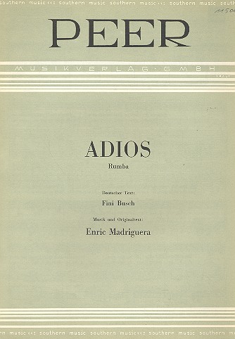 Adios: Einzelausgabe