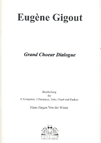 Vorderes Coverbild Grand Choeur dialogue für 4 Trompeten,