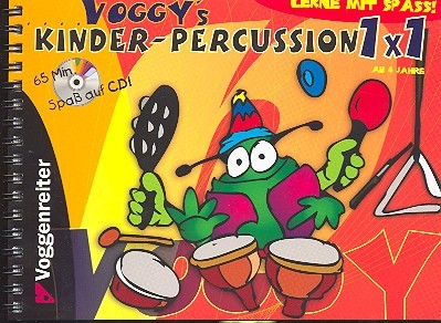 Vorderes Coverbild Voggy's Kinder-Percussion 1 x 1 (+CD)
